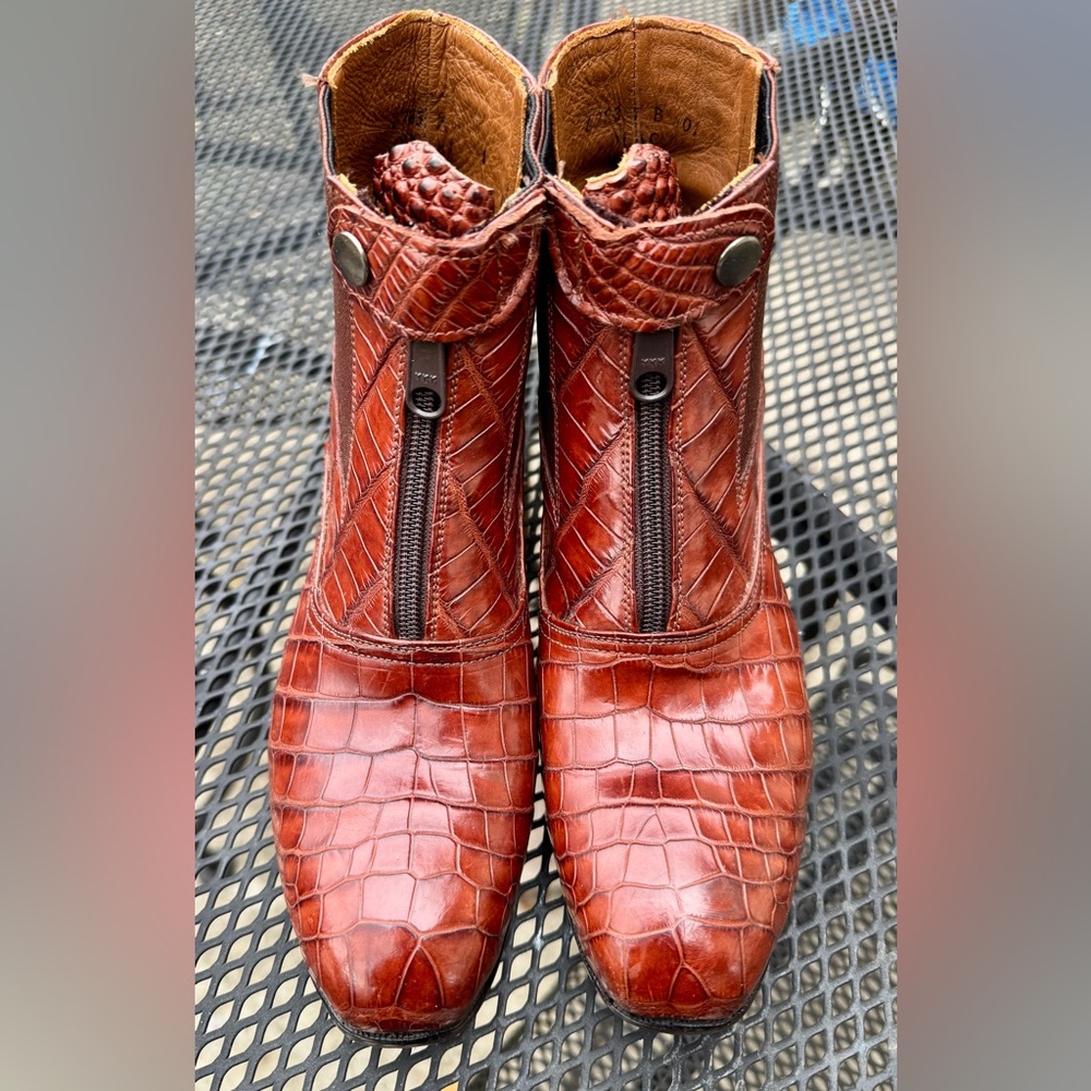 SOLD! Blackjack Genuine Full American Alligator Cowboy Cowgirl Boots🐊